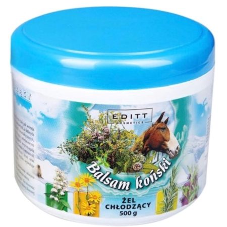 Maść Końska Żel CHŁODZĄCY- Obrzęki - Bóle Mięśni - Kręgosłupa - Reumatyzm- 500 ml